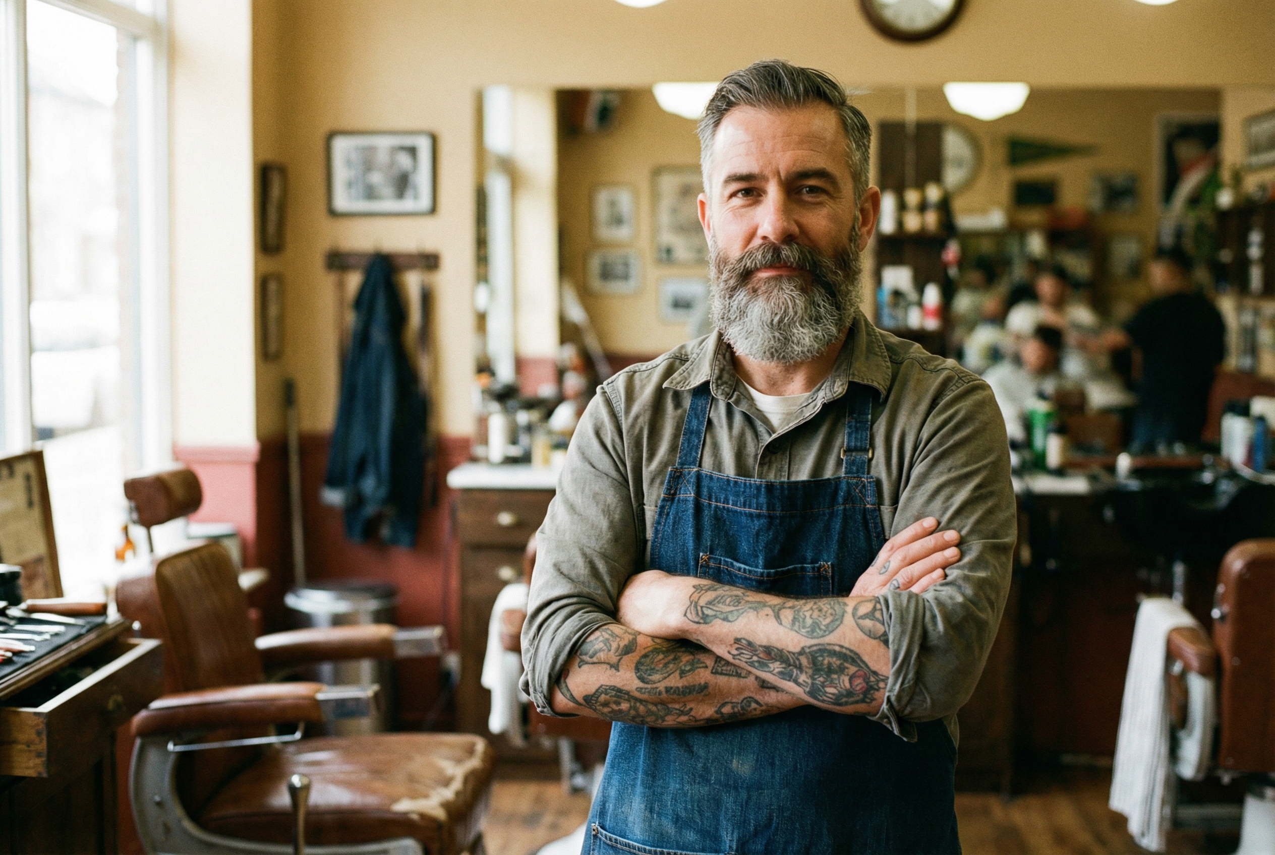 Barber at Prime Barbershop Amsterdam