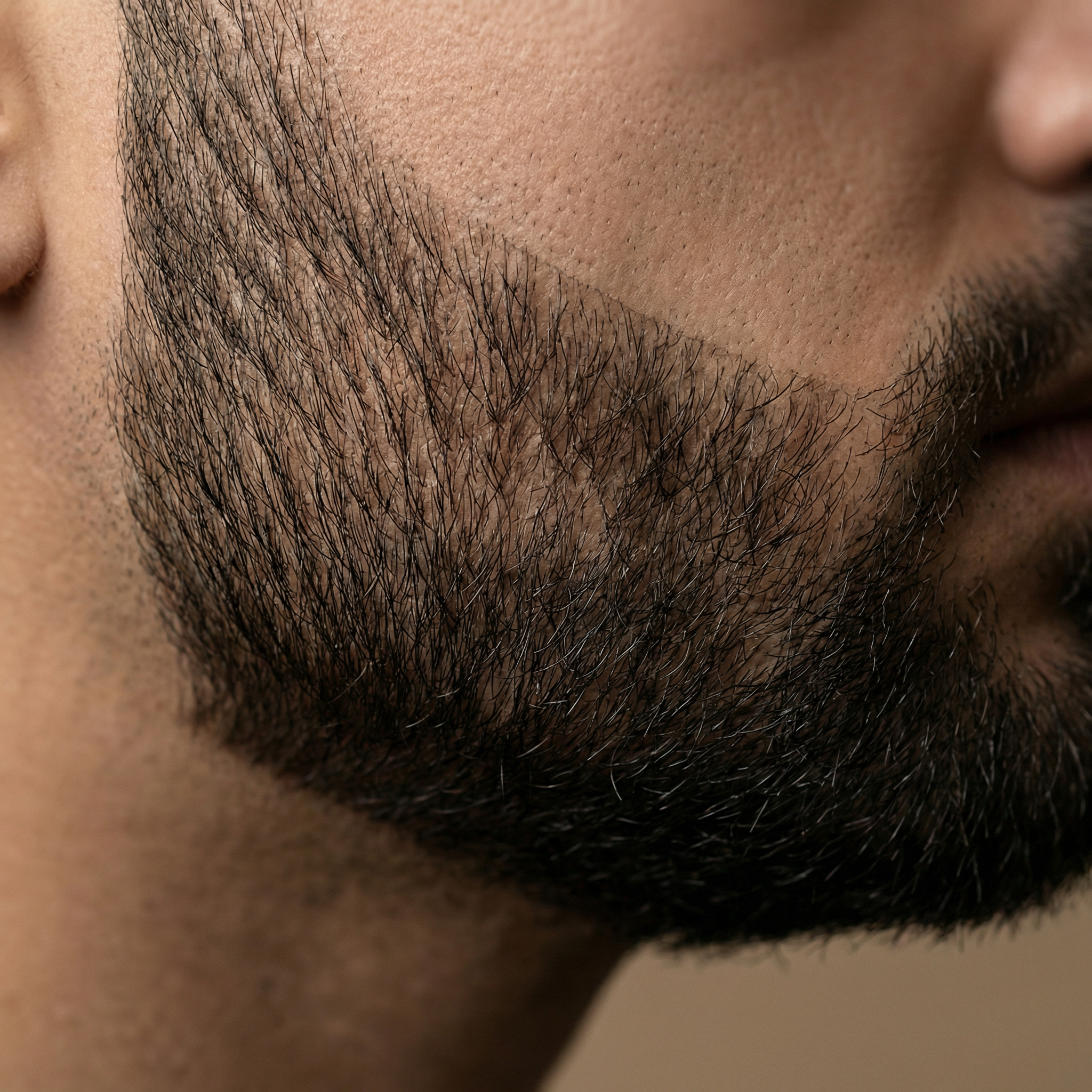 Sculpted beard detail